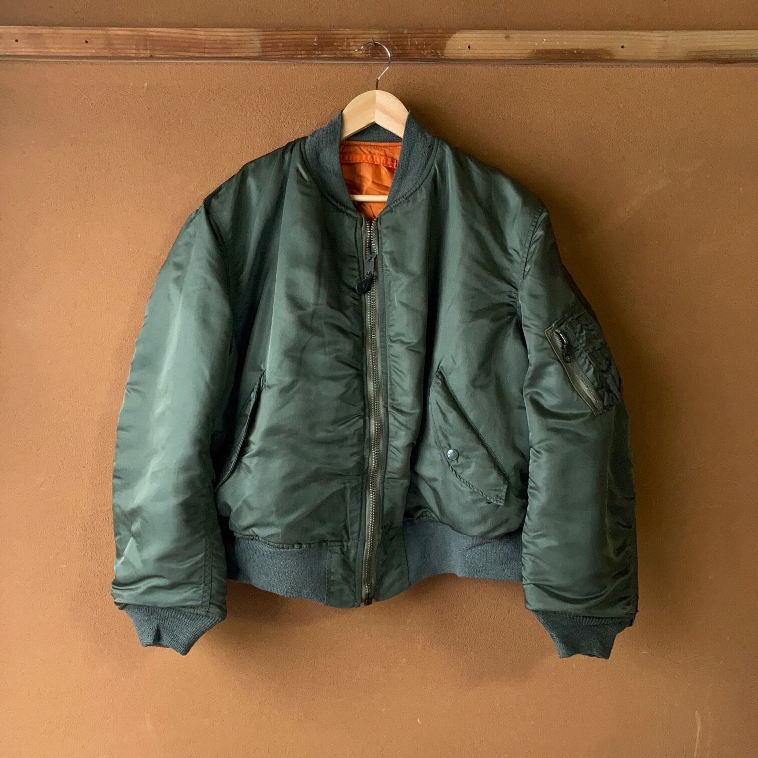 70's USAF MA-1 フライトジャケット MIL-J-8279E ALPHA INDUSTRIES