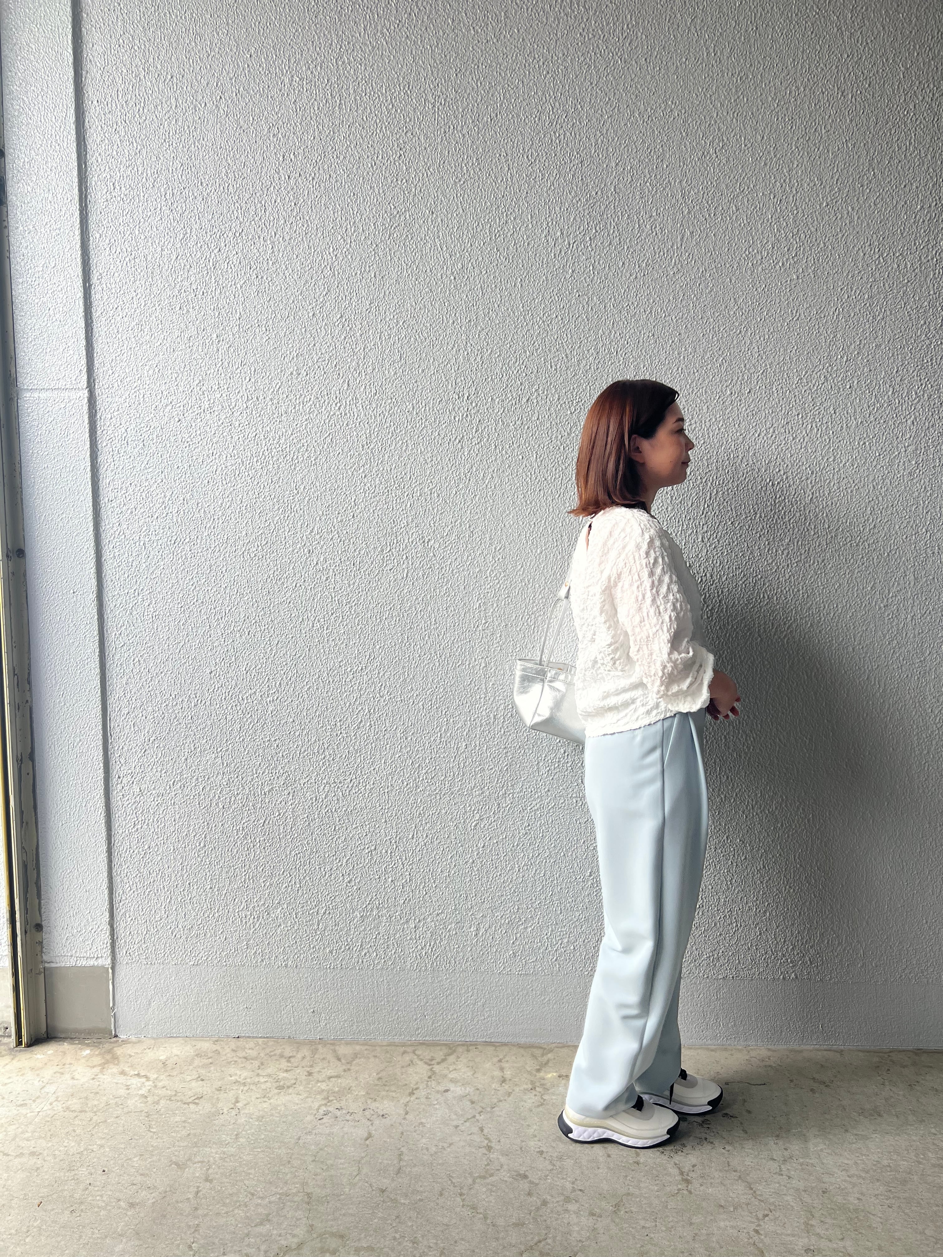 【PASSIONE】タック入りカーブパンツ 516601