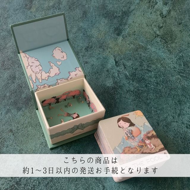 【約1〜3日以内の発送お手続き】HONEY NIGHT MINI TAROT ◆ おとぎの国ハニービルからの招待状 小さなタロットデッキ