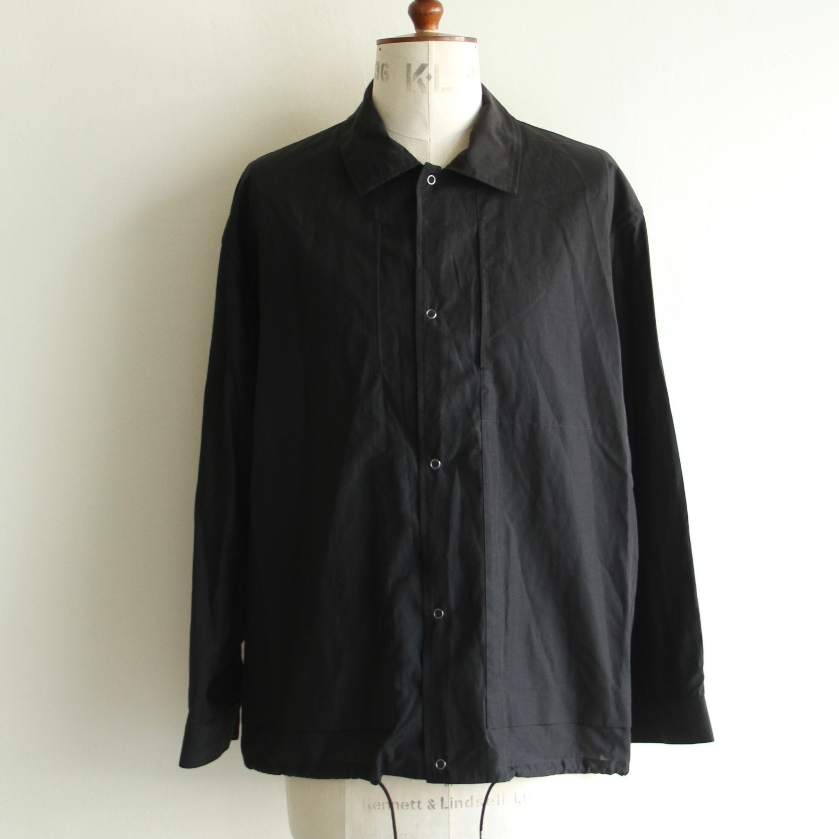 【未使用】cupro cotton shirt blouson 46