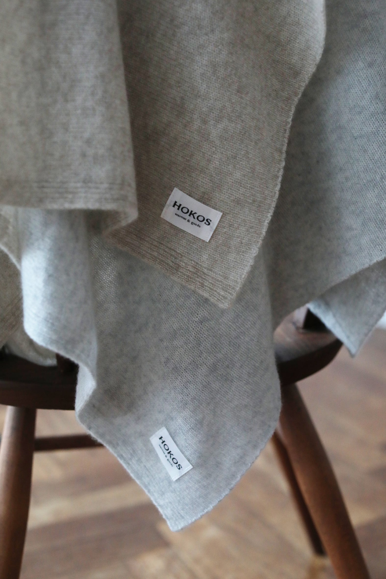 お届けまで15日間）Cashmere multi blanket (ナチュラル) | HOKOS