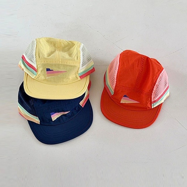 ★即納　レインボーCAP 【MISO】orange　yellow