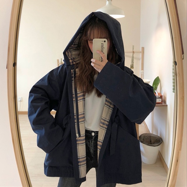 ジャケット レディーススプリングオータムルーズトップス かわいい 春物 秋物 misskkl464222174