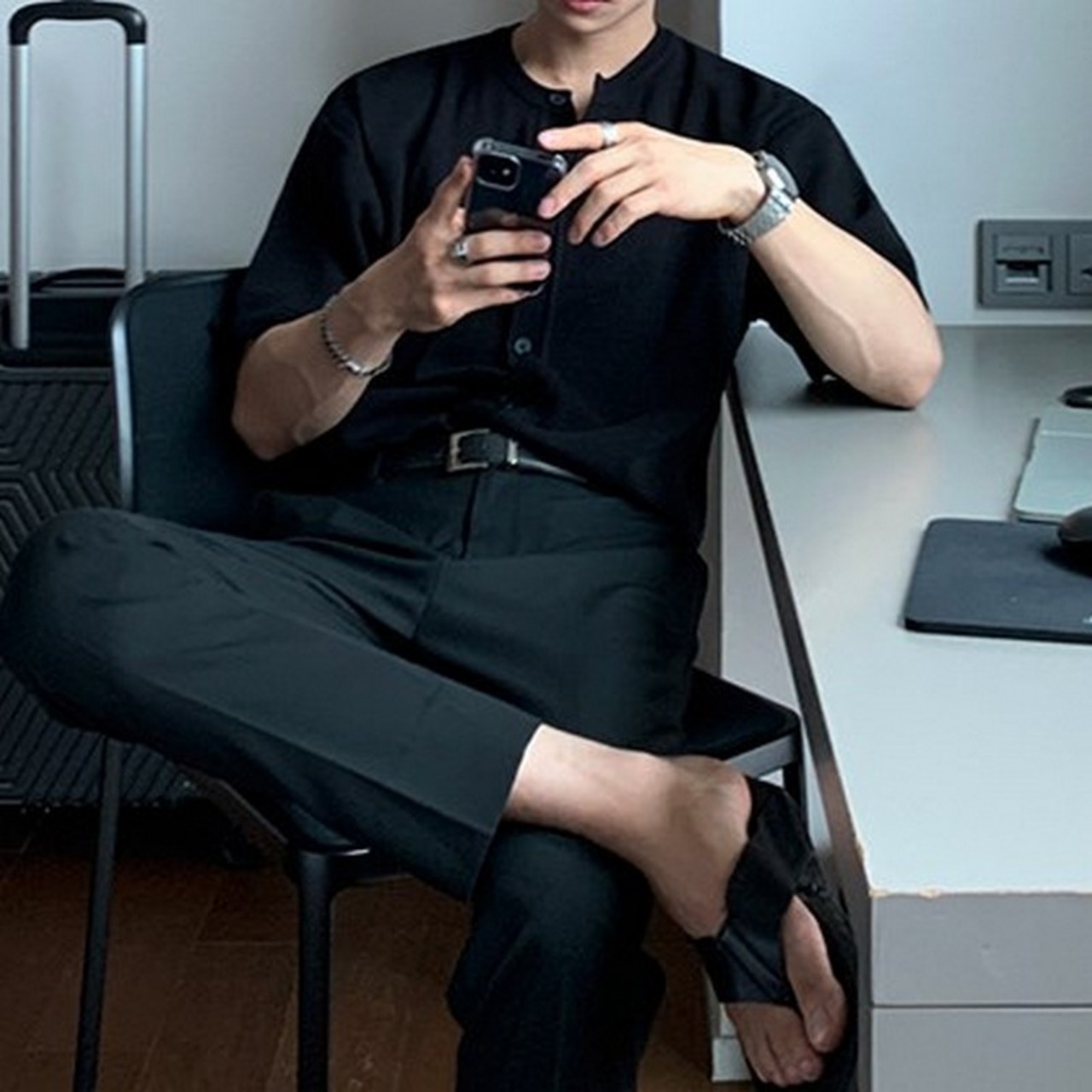 半袖ニットカーディガンTシャツ　MT0080235