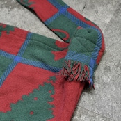 kroneko original Xmas pattern rug shoulder bag