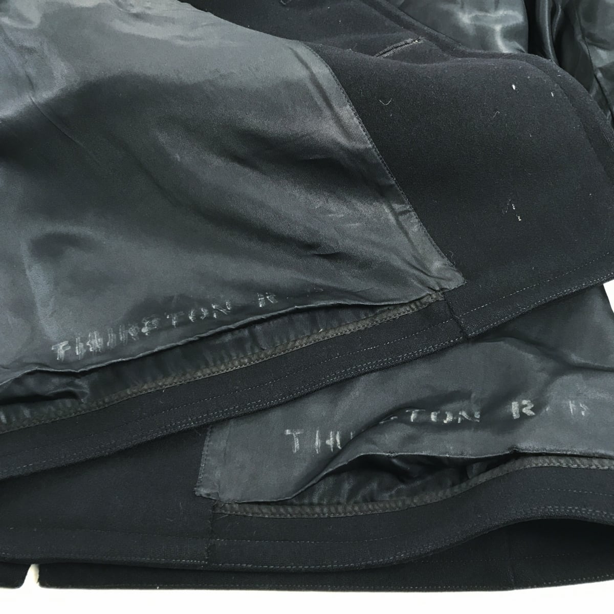 U.S.NAVY USN 40年代 ウール ピーコート 10ボタン PEA COAT ダーク