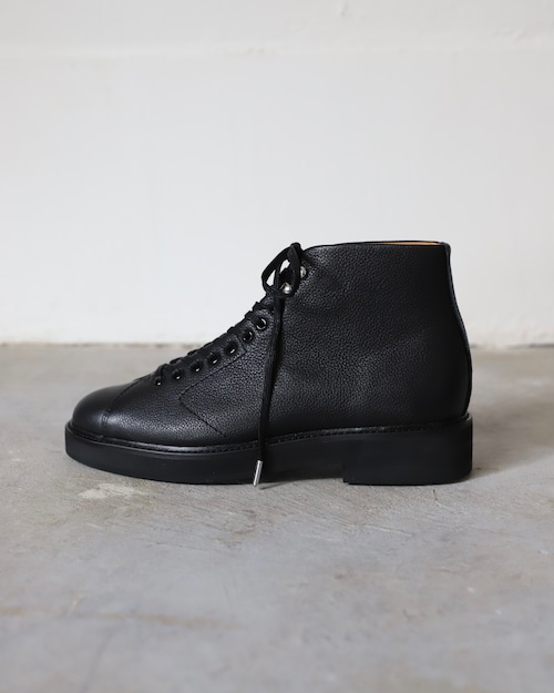 【22-24cm】Toe Lace up Leather Boots