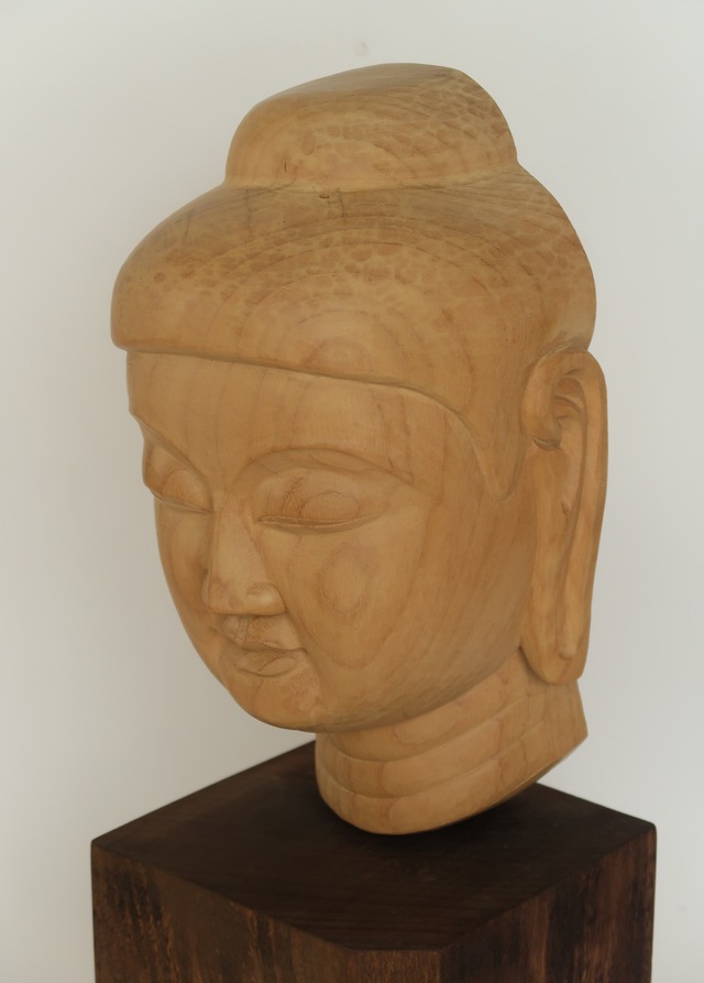 The Quiet Buddha ― An Original Shakyamuni Buddha Head by Tessō Mori