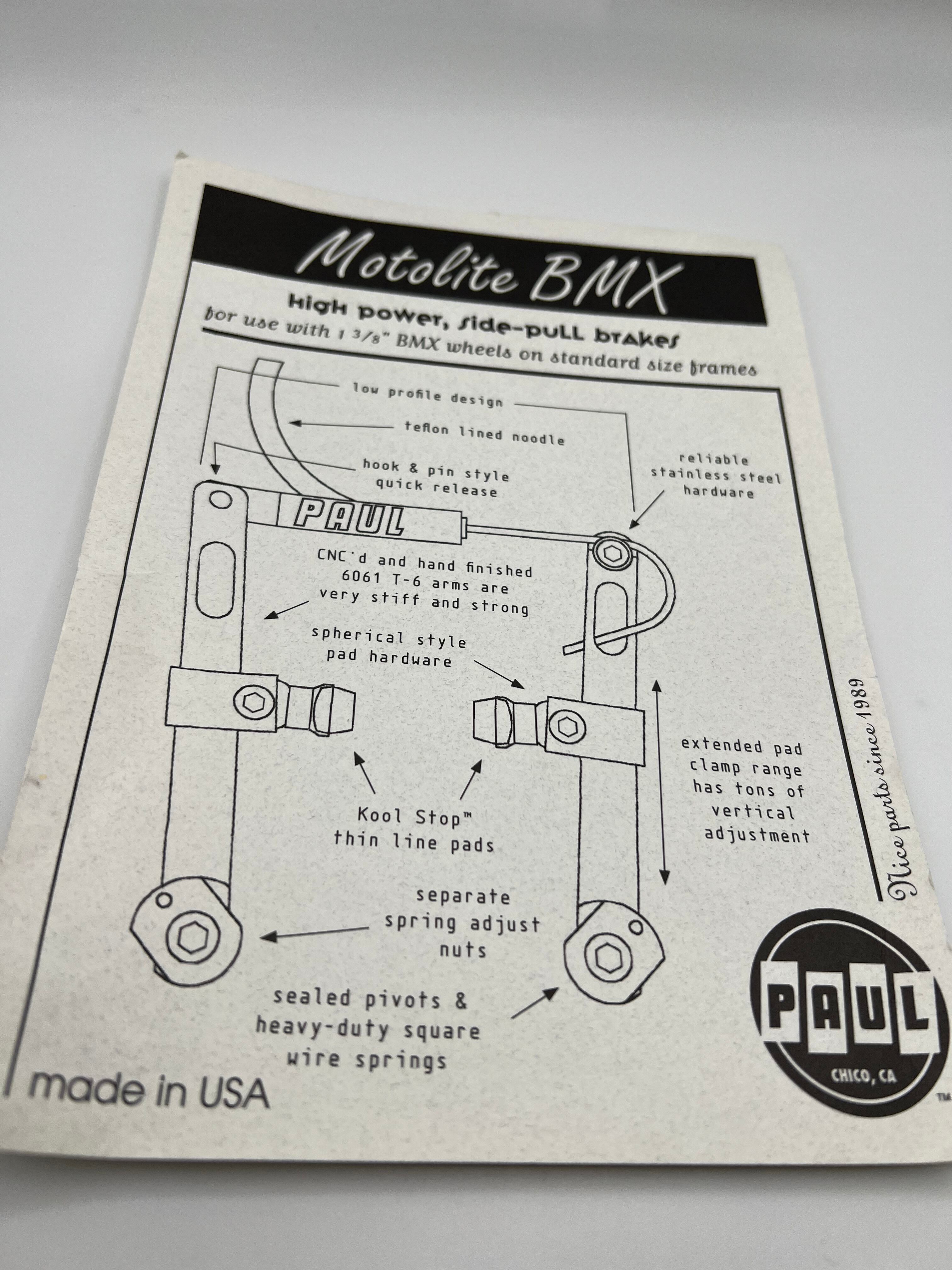 PAUL motolite V-brake (red) | wheelies