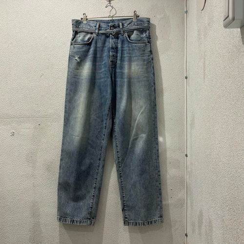 Acne Studios　アクネストゥディオス　 ベルト　デニムパンツ 1991 TOJ LIGHT BLUE TRASH　SIZE EU28/32　【表参道t02】