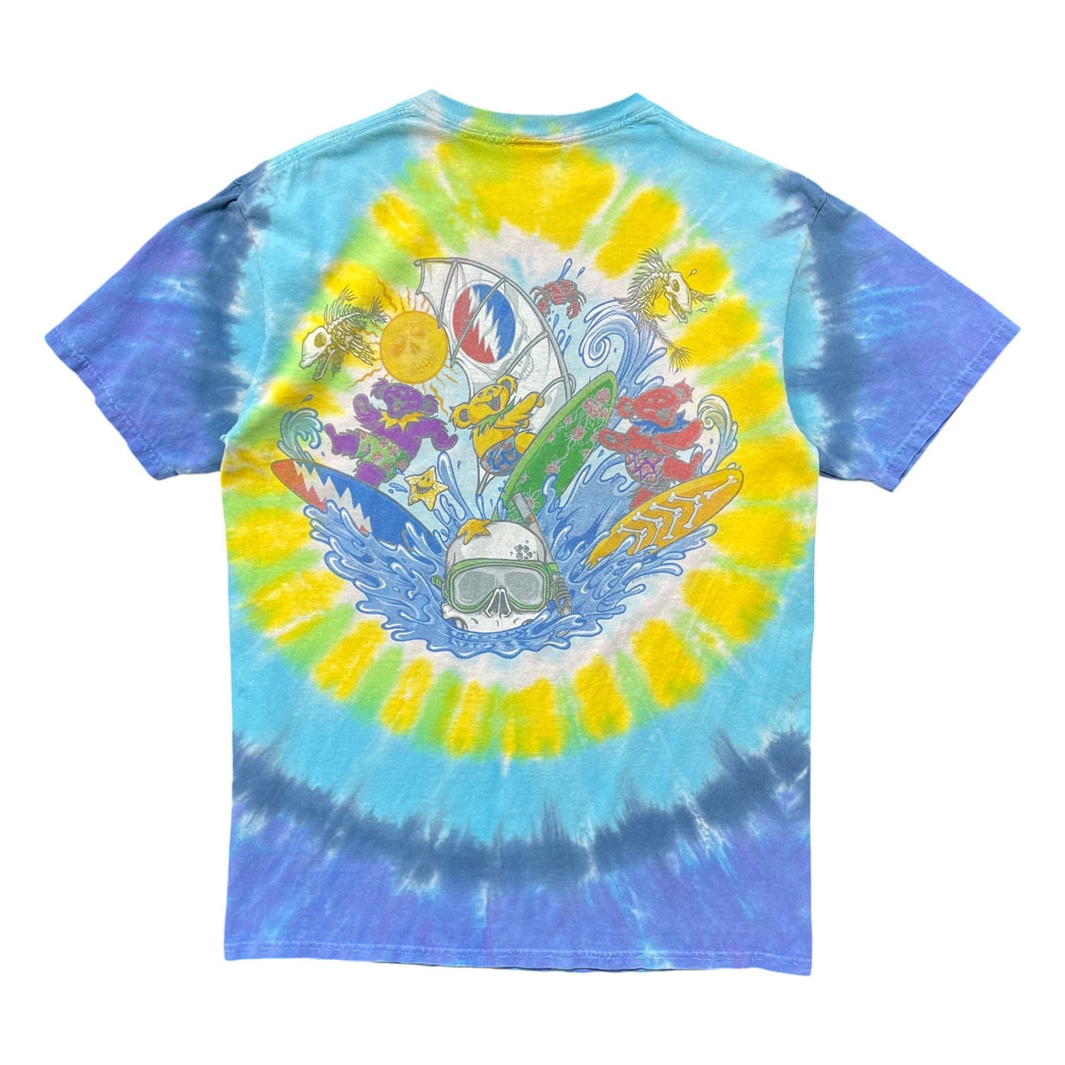 USA 古着 2001 Grateful Dead グレイトフルデッド タイダイ染め バンド