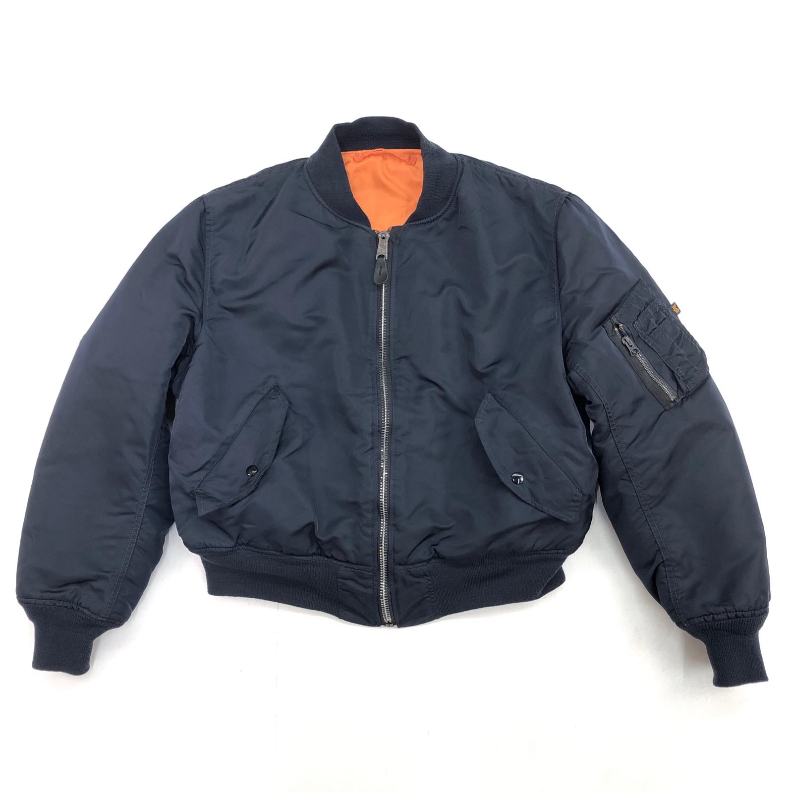 ALPHA アルファ 90- 00年代 USA製 MA-1 民間品 ミリタリー フライト