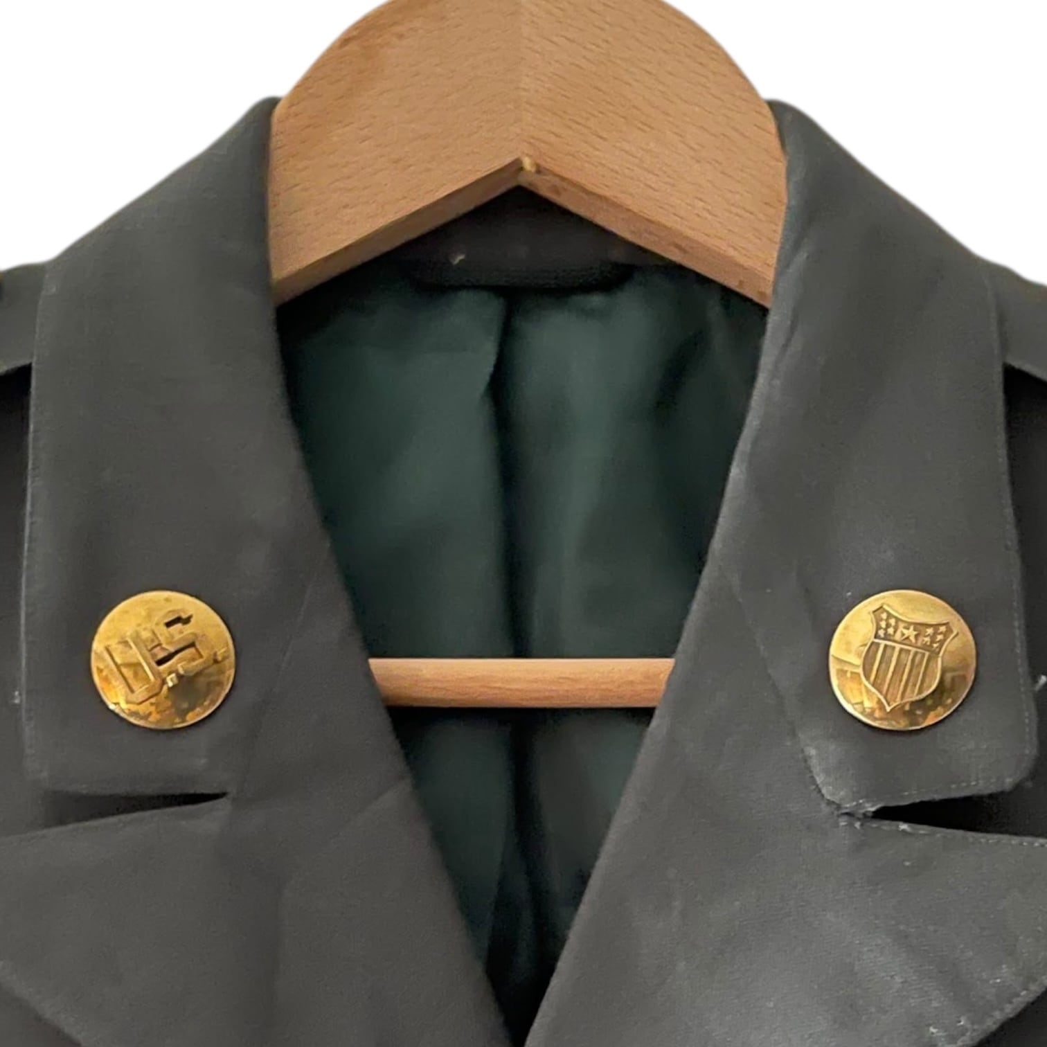 米軍放出品　制服　グリーンサービスユニフォーム　陸軍特殊部隊支援チーム　36R USARMY 制服 70年度 36Rアメリカ陸軍 グリーンユニフォームL AG344