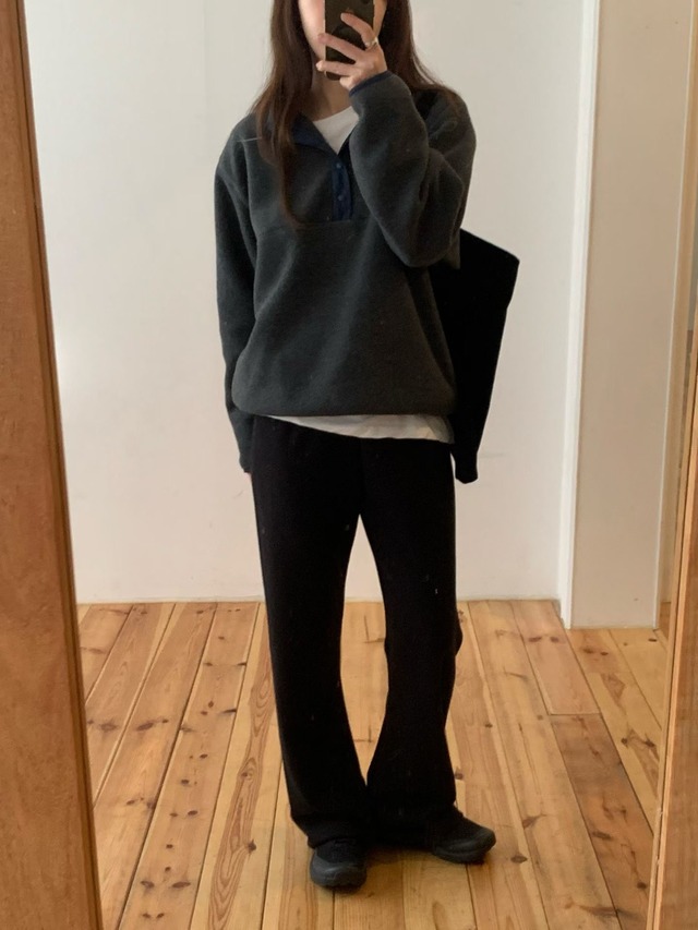 (予約) fl lanel / Warmy bootscut pants 2color