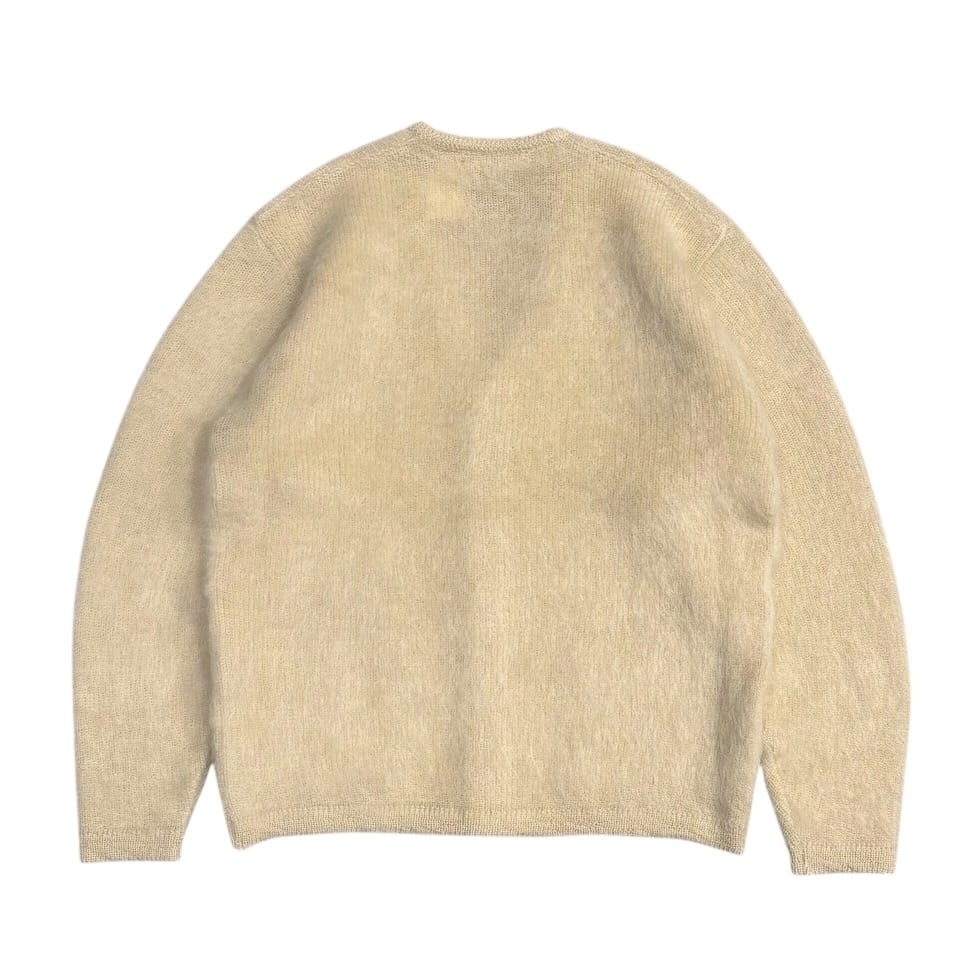 A.R.P.®︎ Shaggy Man™︎ Mohair Cardigan W/Pocket - Dark Natural