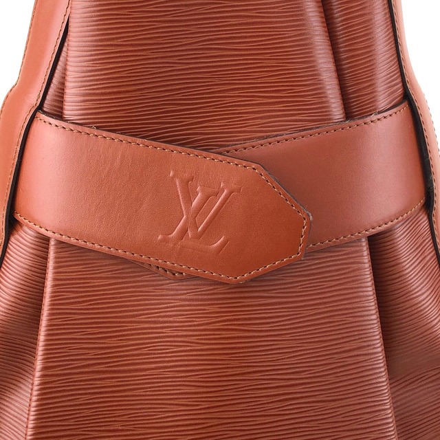 LOUIS VUITTON ルイヴィトン サックデポール エピ ショルダーバッグ ブラウン レザー 巾着 vintage ヴィンテージ オールド 7sxwmb