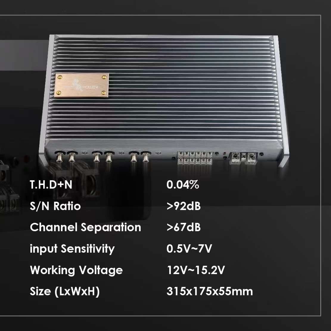 パワーアンプ 6チャンネル 1400w｜カーオーディオ