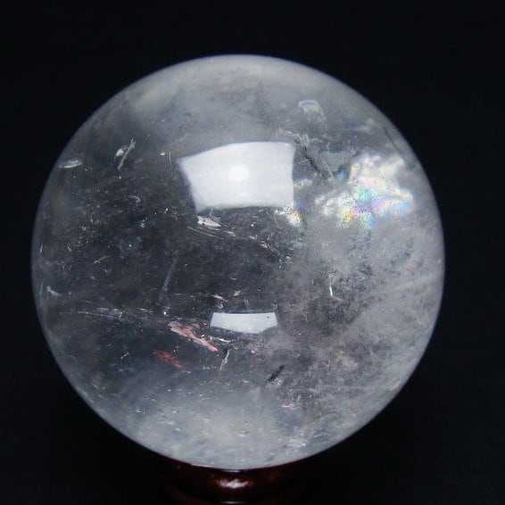 水晶 丸玉 55mm スフィア 置物 水晶玉 一点物 151-9024