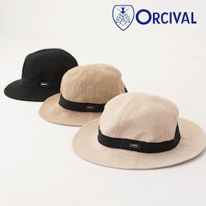 ORCIVAL [オーチバル・オーシバル] 6PANEL WIDE BRIM NATURAL HAT [OR-H0281RLP] 6パネルワイドブリムナチュラルハット・ラフィアライクハット・麦わら帽子・日よけ・ストローハット・MEN'S / LADY'S [2024SS]