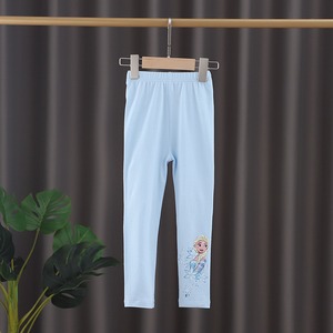 エルサのイラストがかわいい♪アナと雪の女王 エルサ レギンス♪水色 女の子 パンツ プリンセス ガールズ