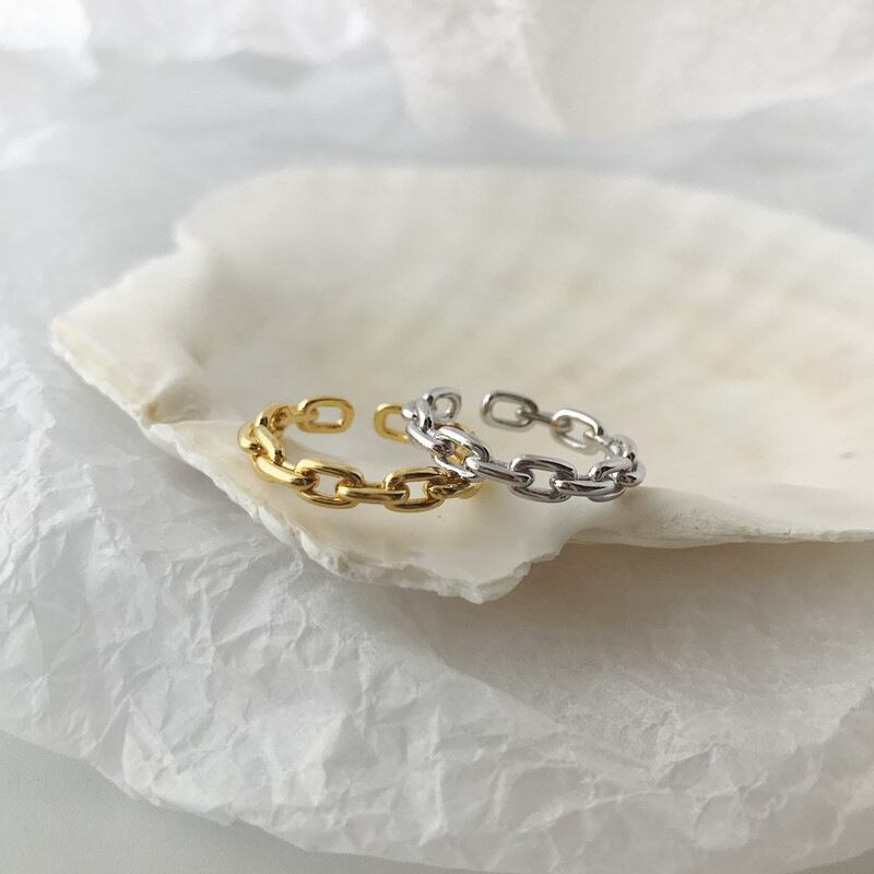 S925チェーンリング 指輪 ring