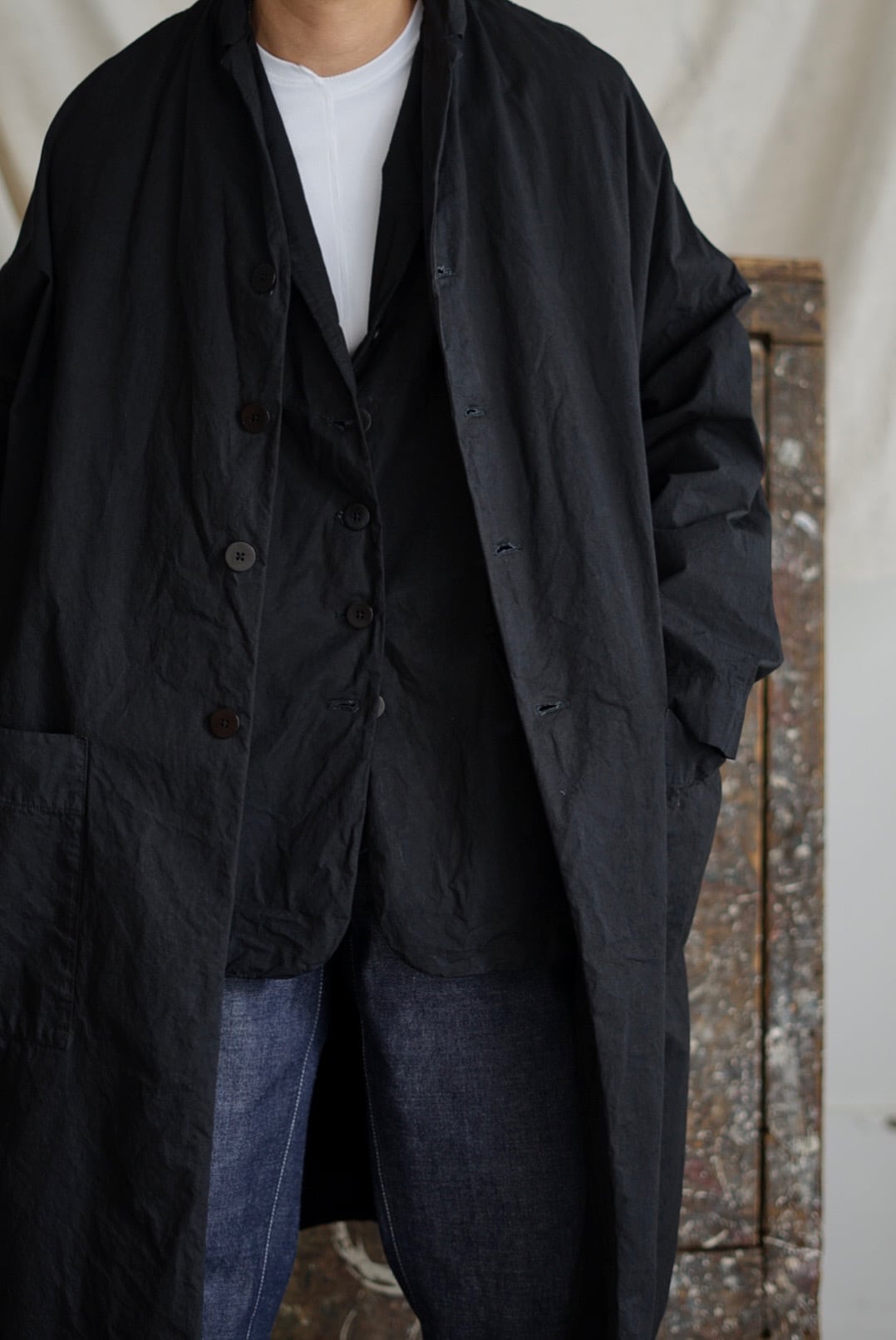 ALBUM DI FAMIGLIA - LOOSE COAT CC (BLACK) | Brownie