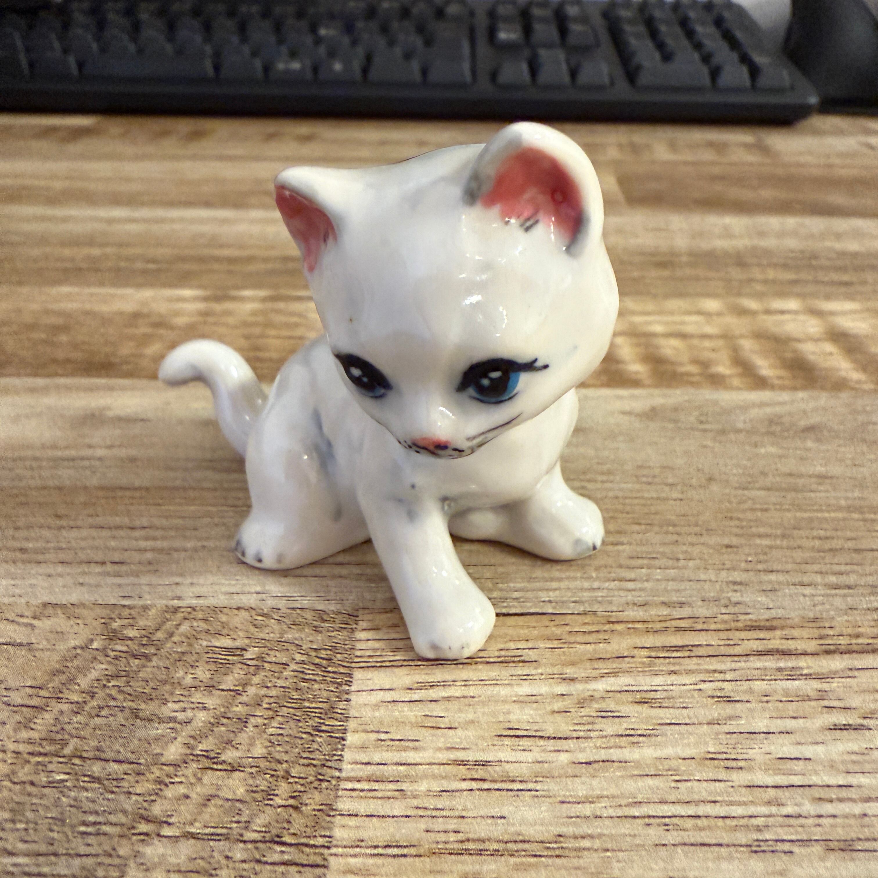 ポーリッシュポタリー　猫の置物② ポーリッシュポタリー 猫の置物 | オクトピークス ポーランド食器