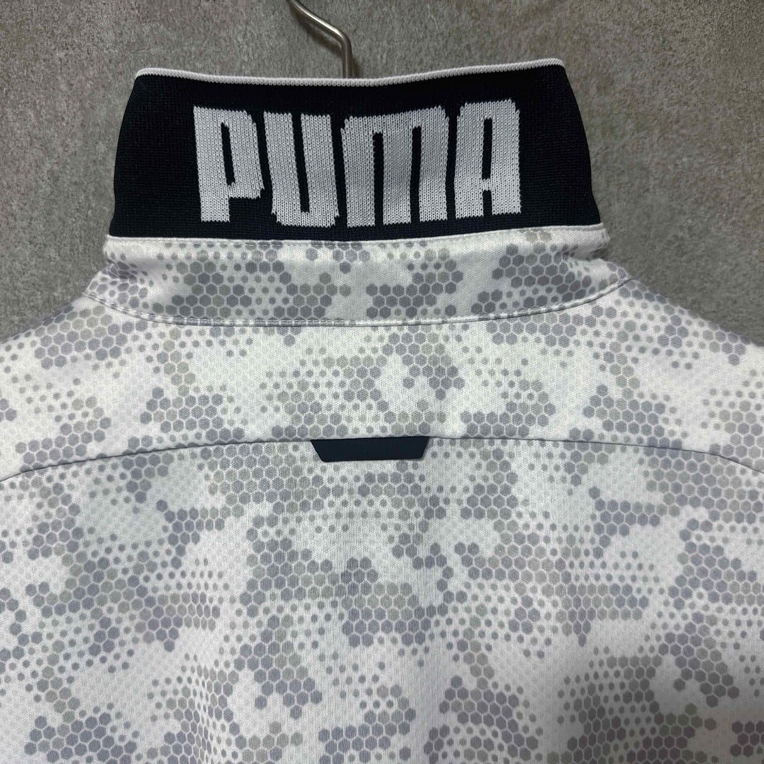 メンズ】PUMA GOLF プーマゴルフ カモ柄 ドット 半袖 ポロシャツ