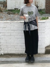 【取寄/韓国直送】digreen 26/SM （Mom）ピュアスワンTシャツ｜親子コーデ｜夏服｜韓国子供服