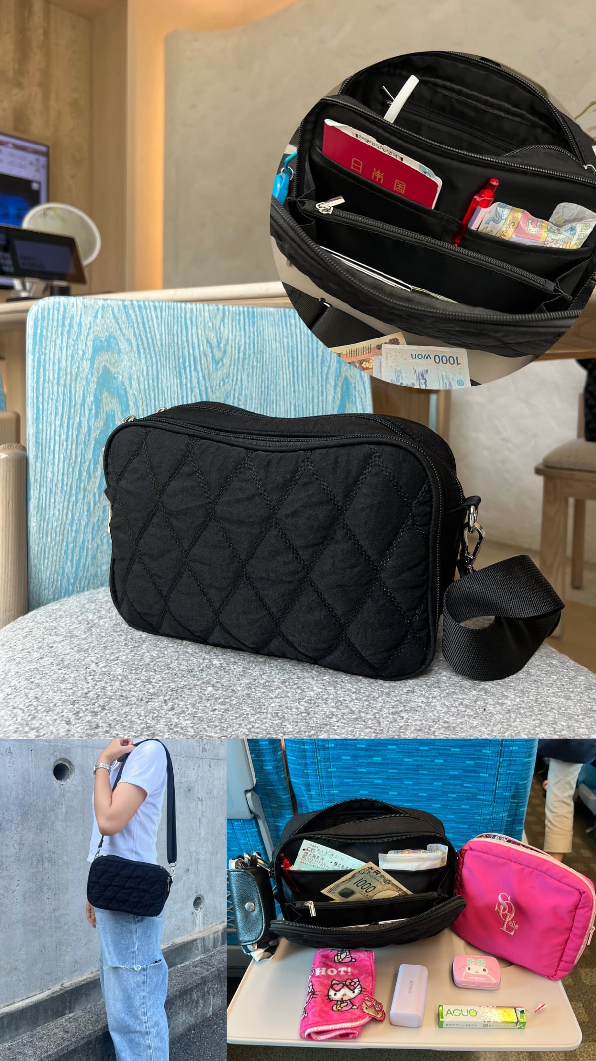 ボディバッグblack | soleile