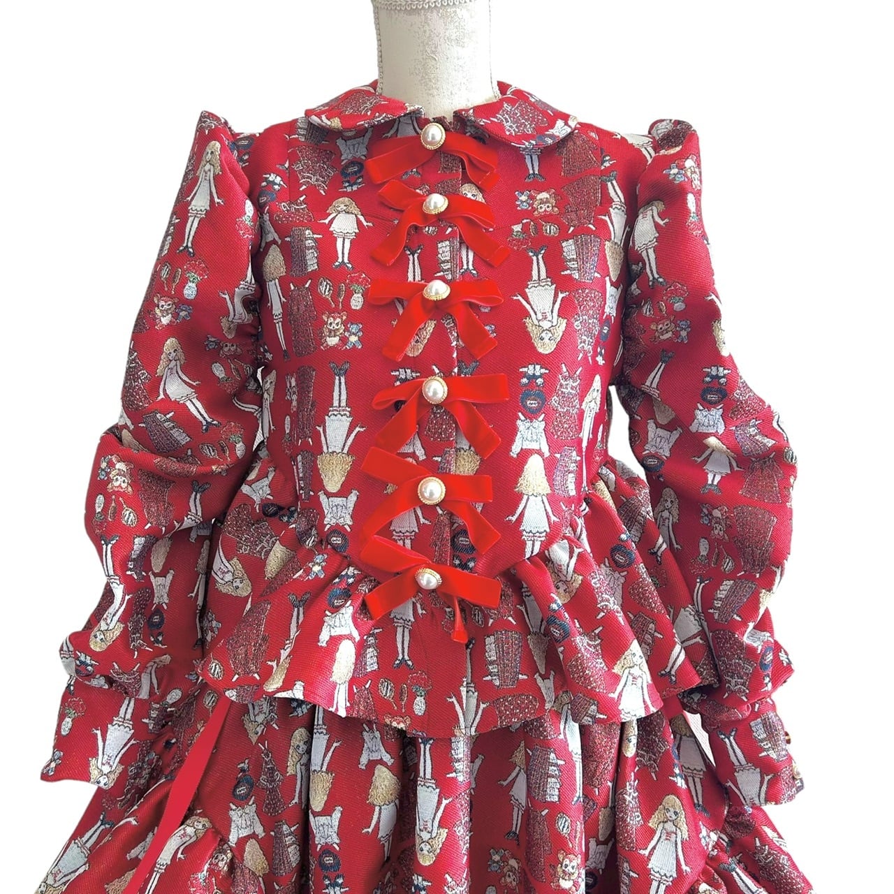 ジャガードジャケット　RED