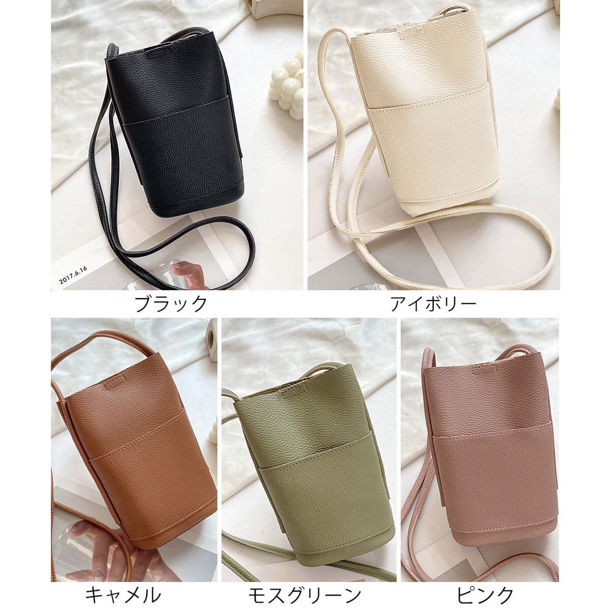 スマホポーチ サコッシュ レディース 韓国 ミニショルダー 大人