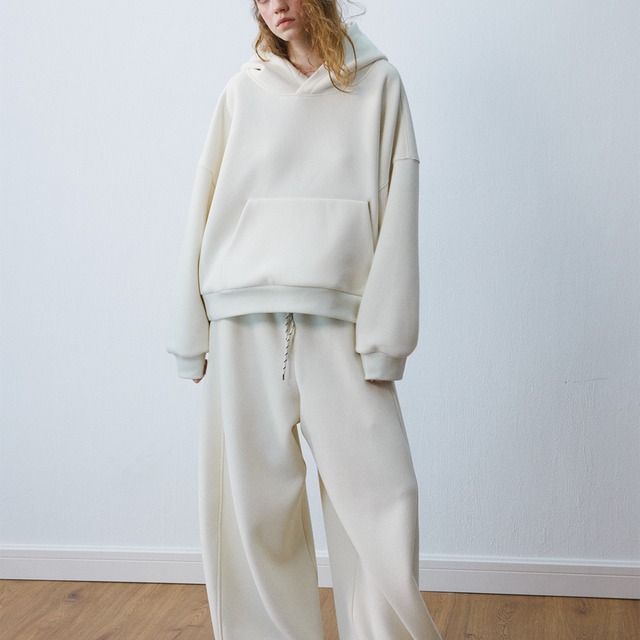 Zip-Up Patch Pocket Sweat tops  T4106