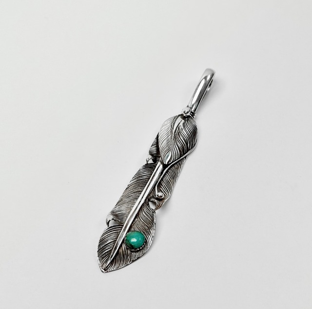 Traditional Techniques Feather Top  -Turquoise -R- / トラディショナルテクニックフェザートップ -ターコイズ -R-
