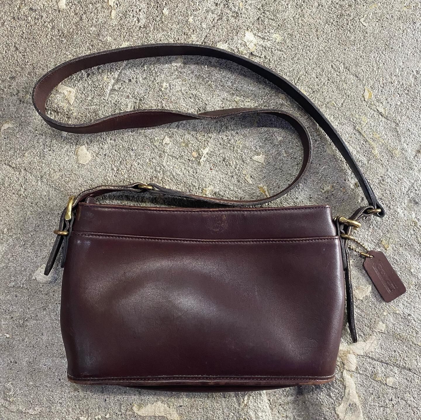 old coach leather bag 