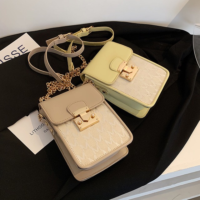 レディースサマーチェーン 夏物 スクウェア 手作りハンドバック66549923433