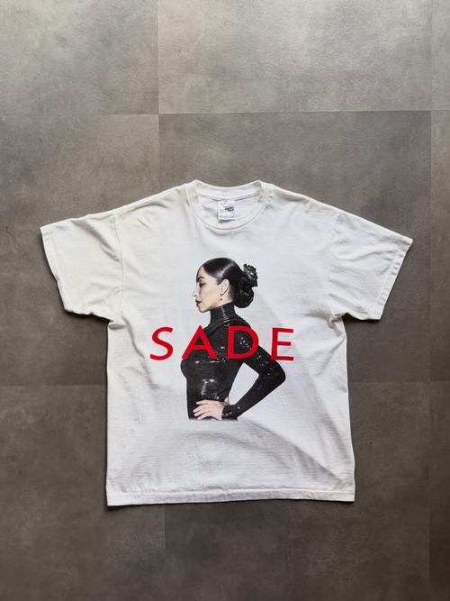 SADE SOLDIER OF LOVE シャーデー Tシャツ L ホワイト ツアー フォトプリント