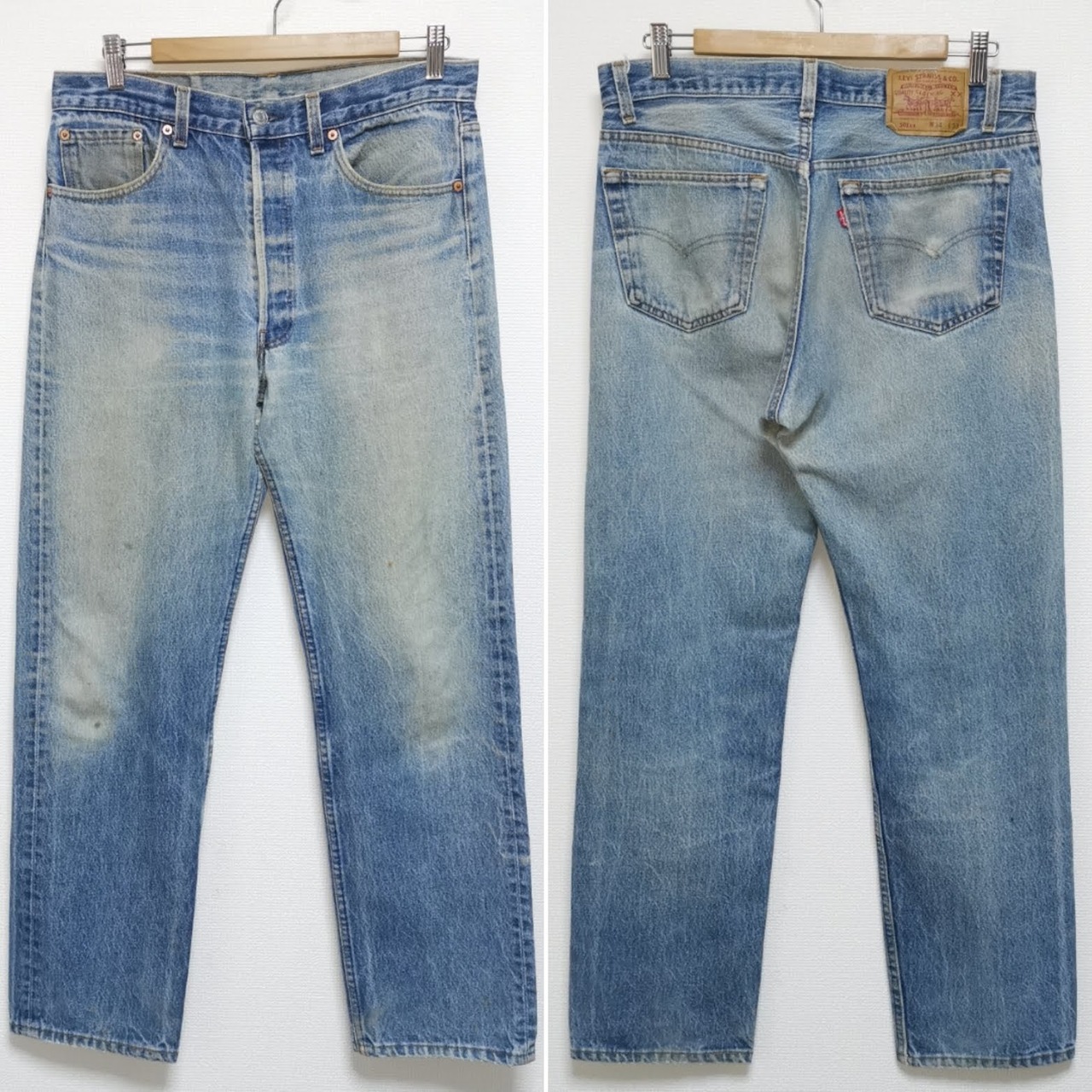 送料無料 W34 L33 80s LEVI