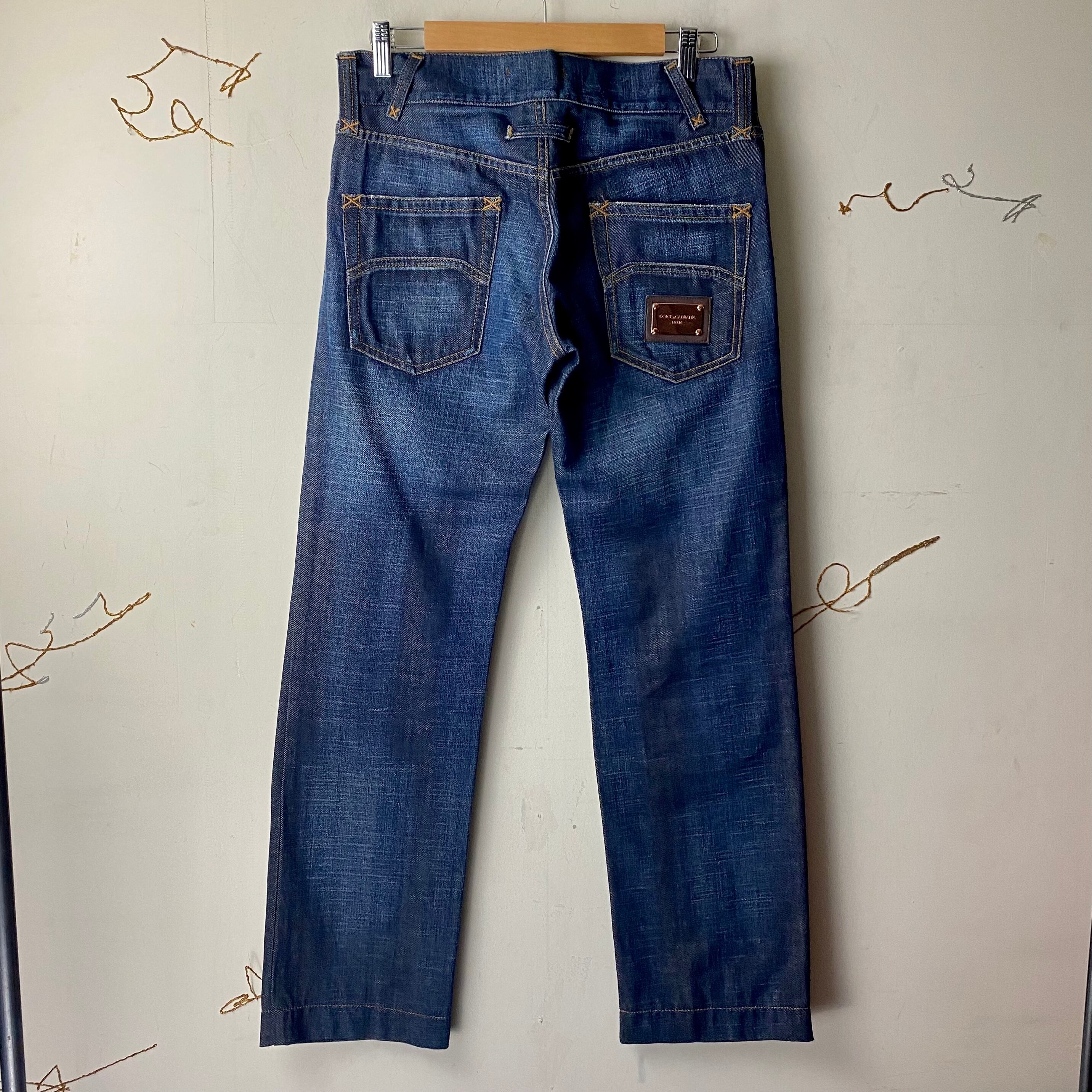 DOLCE&GABBANA western stitch design denim pants | NOIR ONLINE