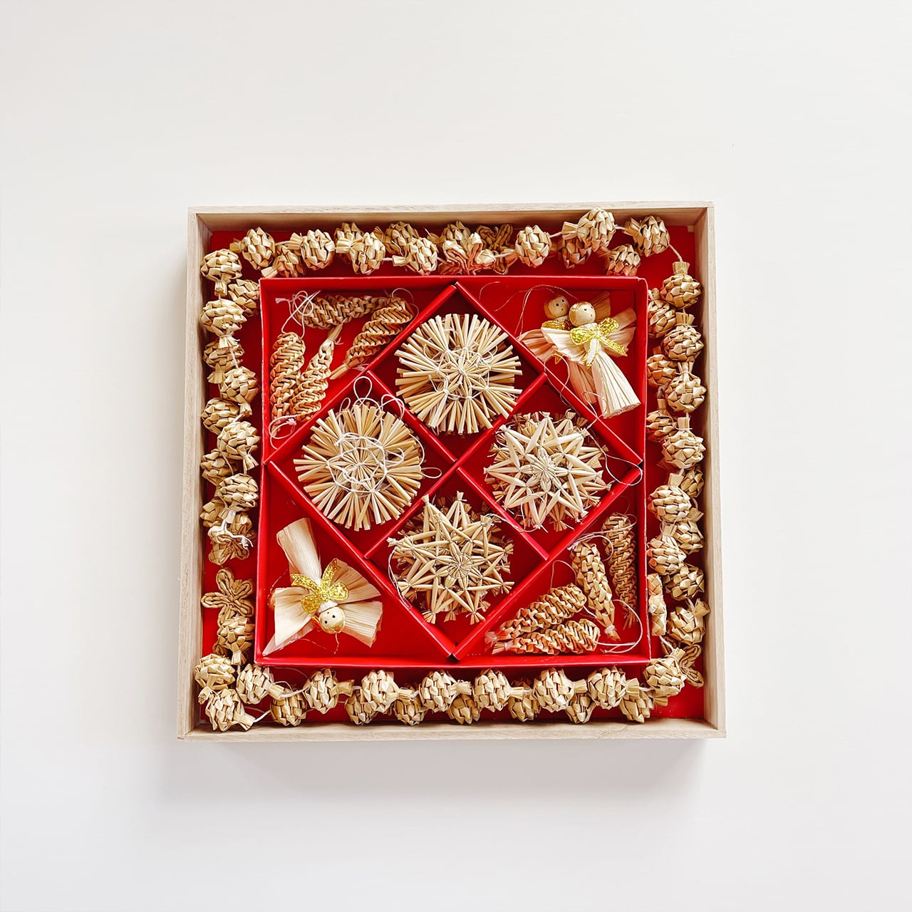 Straw ornament set (40P)