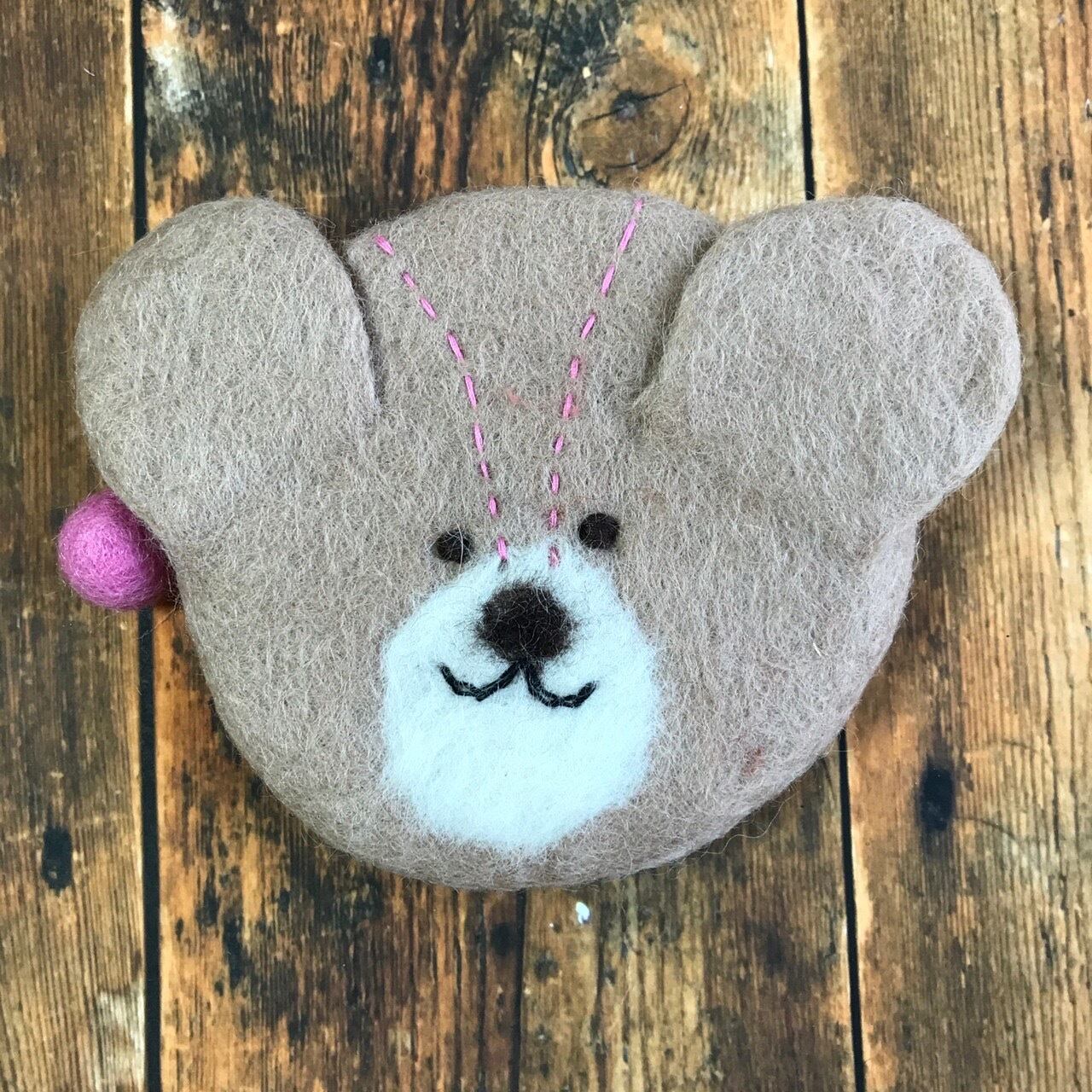 フェルトパースベア・ベージュ