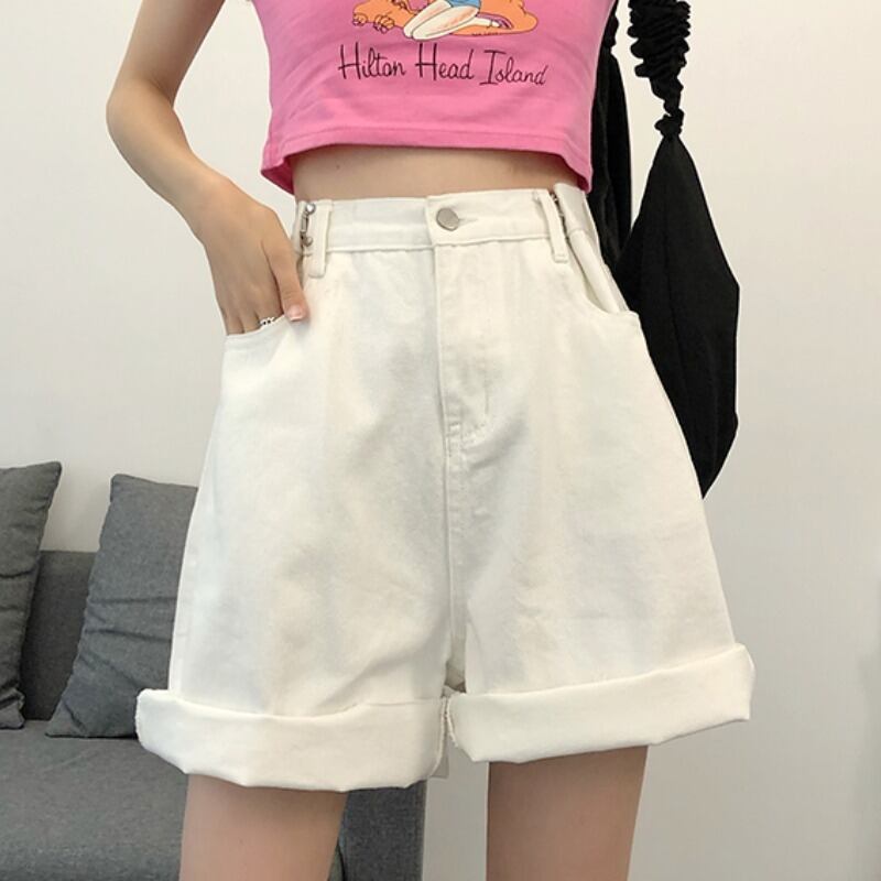 スタイルルーズウェストパンツ サマー薄手ショーツ レディース 夏物 アジャスタブル ブルマー YY-ファッション11230833681