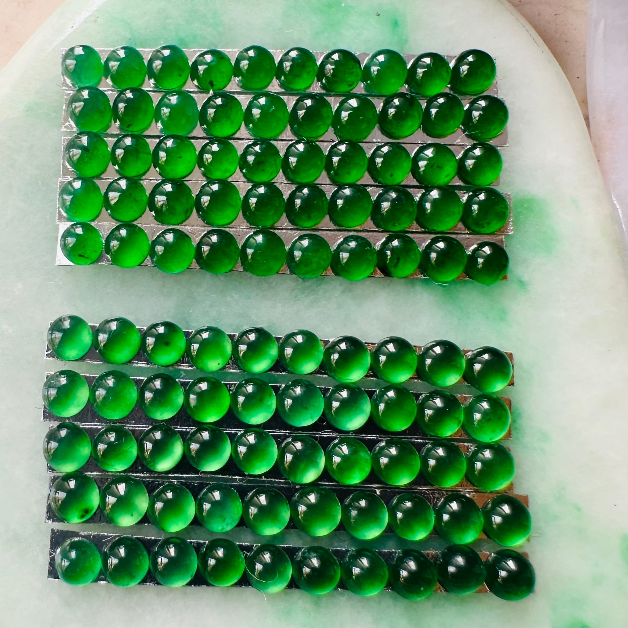 【専用】コン沢翡翠の珠　※8mm Jade 10pc set | Victorian Box