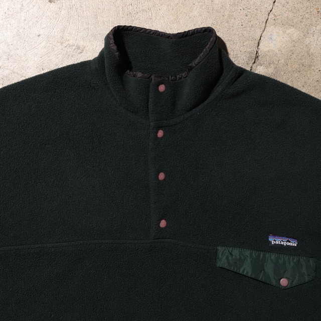 極美品 XL 95年 深緑 スナップT Patagonia パタゴニア フリース ハンターグリーン synchilla snap-t