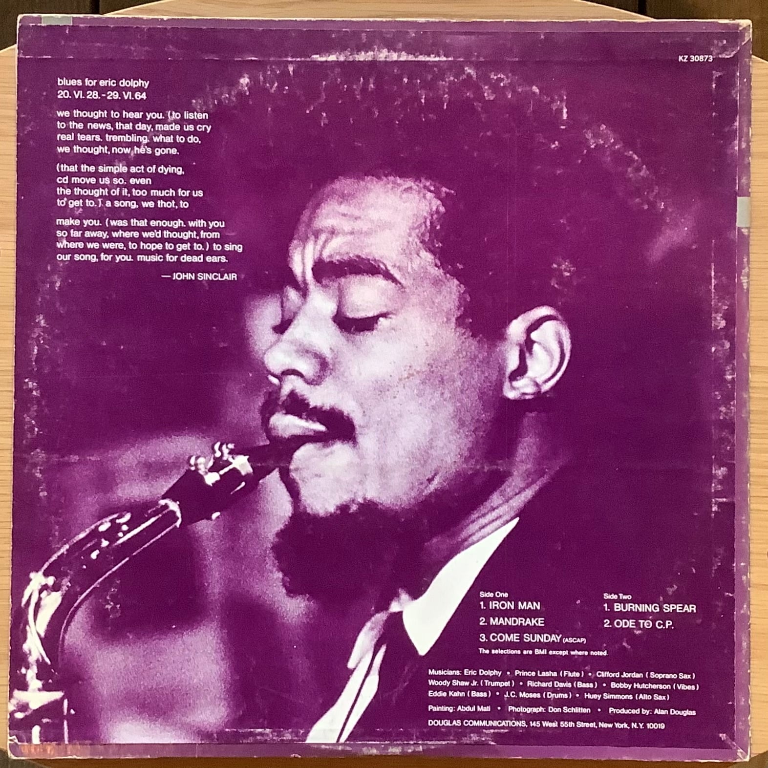 ERIC DOLPHY / IRON MAN | Plastic Soul Records