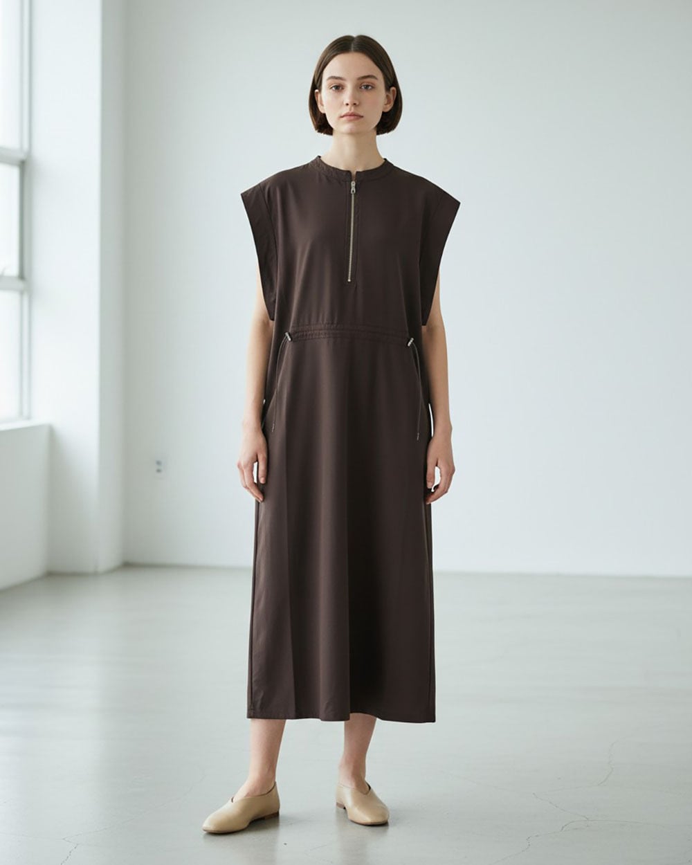 スケートウェア ワンピース 全タイ 2026S/S アイスタッチフロントZIPワンピース no.2622595 | BOOGIE-WOOGIE