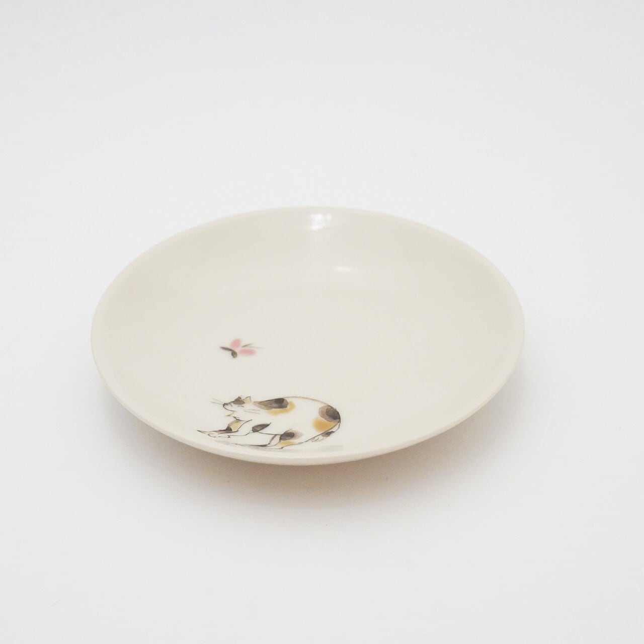 陶彩工房Canoe】3.5寸丸皿 歌川国芳 猫 1 | ろにせら ギャラリーと雑貨