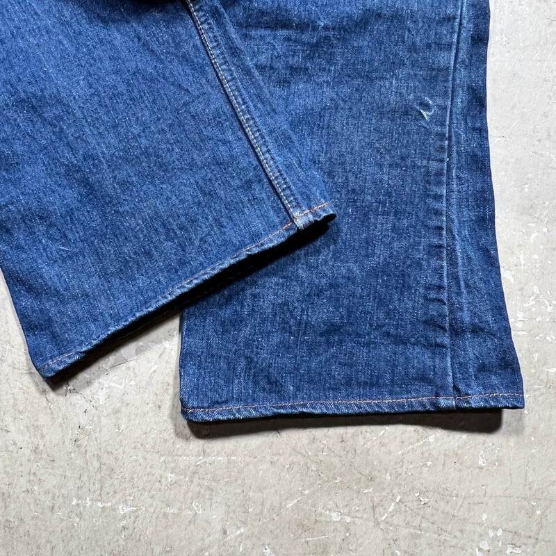 70's LEVI'S 646 リーバイス ベルボトムデニム フレア 濃紺 Big 70's LEVI'S 646 リーバイス ベルボトムデニム フレア 濃紺 Big