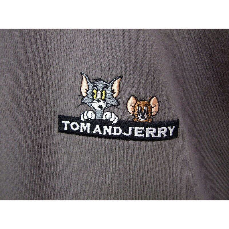 トムとジェリー 刺繍とプリントTシャツ grn ×トムとシェリー コラボ tシャツ 半t gn2136R クッキング k2select2020