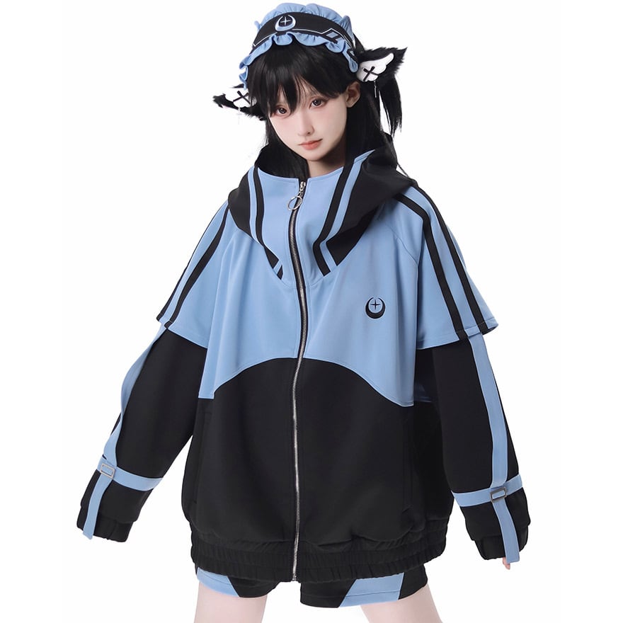 セミロリ オールインワン 4点セット 推し活 ライブ衣装 ストリートファッション 原宿ファッション